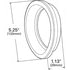 91740 by GROTE - Grommet For 4" Round Light - Open Grommet