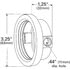 Grote 91400 Multi-Purpose Grommet 2 25/32" Hole Grommets, Open Grommet