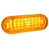 Grote G6013 Turn Signal Light Hi Count® Oval LED Stop Tail Turn Light, Front or Rear Turn, Amber w/ Clear Lens