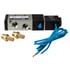 29-SS4 by TECTRAN - Air Brake Solenoid Valve - 12V, 4-Way, with Manual Override and Breathers