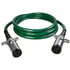 Tectran 7AAB102MW Trailer Power Cable ARTICFLEX 7-Way ABS Duty Straight Cable, Green, 10 ft., Metal Plugs, WeatherSeal