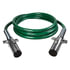 Tectran 7AAB152MG Trailer Power Cable ARTICFLEX 7-Way ABS Duty Straight Cable, Green, 15 ft., Metal Plugs, Spring Guards