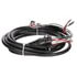 50210 by TRUCK-LITE - Wiring Harness - 50 Series, 3 Plug, RH Side, 192 in. Marker Clearance, Stop/Turn/Tail, with Stop/Turn/Tail, M/C Breakout, 14 Gauge, Right Angle PL-3, PL-10, Ring Terminal