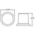 Truck-Lite 6601A Beacon Light Signal-Stat Beacon Light - Gas Discharge, Medium Profile Beacon, Yellow Lens, Permanent