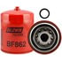 Baldwin BF862 Fuel Filter Fuel Filter - Secondary with Removal Nut used for Case, Davis, Drott Equipment