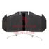 Meritor MDP5060 Disc Brake Pad Set Disc Brake Pad Set, ADB, 9 13/16 in. Backing Plate Width, Twin Piston Caliper, Elsa-2