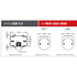 Firestone W013587949 Suspension Air Spring Kit AIRSPRING