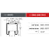 W023587012 by FIRESTONE - Air Spring - 14.42" Extended, 3.89" Compressed, 10.87" BCR, Sleeve Style