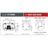 Firestone W013589036 Suspension Air Spring Kit Air Spring - 12.20" Extended, 5.30" Compressed, 9.00" Wdith Top Plate,
