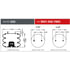 Firestone W013587850 Suspension Air Spring Kit Air Spring Triple Convoluted 333