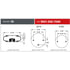 Firestone W013587009 Suspension Air Spring Kit Airide Air Spring Single Convoluted 19