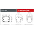 W013587180 by FIRESTONE - Airide Air Spring Double Convoluted 22