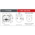 W013588709 by FIRESTONE - Air Suspension Spring - Sleeve Type, 6 in. Compressed, 10.38 in. Top Plate, Stud Mount