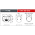 Firestone W013588723 Suspension Air Spring Kit Airide Air Spring Reversible Sleeve 1T17B-5
