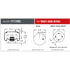 Firestone W013588740 Suspension Air Spring Kit Airide Air Spring Reversible Sleeve 1T17B-5