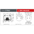 Firestone W013589376 Suspension Air Spring Kit Airide Air Spring Reversible Sleeve 1T15L-2