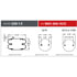 Firestone W013587472 Suspension Air Spring Kit Airide Air Spring Double Convoluted 228CT-1.5