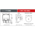 W013588852 by FIRESTONE - Air Suspension Spring - Sleeve Type, 6.70" Height, 9" Top Plate, 10.25" Piston, Stud Mount