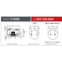 Firestone W013588964 Suspension Air Spring Kit Airide Air Spring Reversible Sleeve 1T15M-0