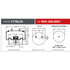W01-358-8091 by FIRESTONE - Air Suspension Spring - 6.1" Compressed, 19" Extended, 11.31" Top Plate, 10.10" Piston