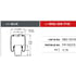 Firestone W023587110 Suspension Air Spring Kit Truck/Trailer Heavy Duty Airsprings/Components