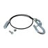 Demco 05408 Air Brake Cable Surge Brake Actuator Safety Cable - 42" Length, with Spring Latch Hook and S Hook