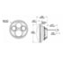 J.W. Speaker 0550011 12-24V ECE LED RHT & LHT High Beam with Chrome Inner Bezel