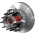 ConMet 10084791 Disc Brake Rotor and Hub Assembly Disc Brake Rotor and Hub Assembly - U-Section Rotor, Iron Hub, 2.72 in.