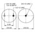 ContiTech 64260 Suspension Air Spring Kit Suspension Air Spring - 7.5 in. Design Height, 12.6 in. Max Diameter, 12.9 in. Max