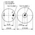 ContiTech 64266 Suspension Air Spring Kit Air Spring, Replaces AS9781