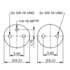 ContiTech 64267 Suspension Air Spring Kit Suspension Air Spring Kit - 8 in. Design Height, 9.8 in. Max Diameter, 10.5 in. Max