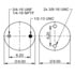64268 by CONTITECH - Air Spring, Replaces AS7410