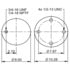 ContiTech 64340 Suspension Air Spring Kit Suspension Air Spring Kit - 15.5 in. Design Height, 12.6 in. Max Diameter, 24.6 in.