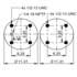 ContiTech 64544 Suspension Air Spring Kit FD 530-22 316