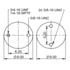 64648 by CONTITECH - Air Spring - ContiTech 64648, Triple Convoluted