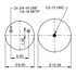 ContiTech 64693 Suspension Air Spring Kit Air Spring - Rolling Lobe (1R12-1182, 8569)