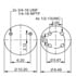 ContiTech 64649 Suspension Air Spring Kit Suspension Air Spring Kit - 11 in. Design Height, 13.7 in. Max Diameter, 18.9 in.