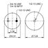 ContiTech 68119 Suspension Air Spring Kit Air Spring, Replaces AS8997