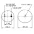 ContiTech 68121 Suspension Air Spring Kit Suspension Air Spring Kit - 6 6.5-13 S 039, Replaces AS5406, 10 in. Design Height