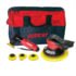 AIRCAT MAC-002 Air Sander 2-Piece Pneumatic Dual Action Palm Sander and Spot Buffer Surface Prep Tool Kit