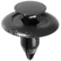 Auveco 8206 AUVECO 18206 Push-Type with Drive Pin Retainer, 18 mm Dia Head x 12 mm L Stem x 6 mm Hole, Nylon, Gray