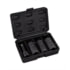 Cal-Van Tools 96120 Flip Socket 4 -Piece Half Size Metric Flip Socket Set, 1/2" Drive Impact Lug Nut Remover Kit with Case