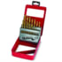 Chicago Pneumatic 8940172304 Drill Bit Set 21-Pieces HSS 4241 Tin-Tip Imperial General Use Drill Bit Set with Metal Box