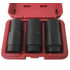CTA Tools 1069 Brake Caliper Bolt Socket 3-Piece Counter Weighted Crankshaft Pulley Damper Bolt Impact Socket Set for Various