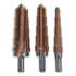 KnKut 3KK4SR KnKut 3pc Hole Expansion Step Reamer Set