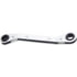 Lang ROW-1618 Air Ratchet Wrench 1/2" x 9/16" 6-Point Angled Head Reversible Ratcheting Chrome Double Box End Wrench