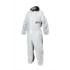 DeVilbiss 803599 Coveralls Reusable Protective Coverall, 3X-Large, White Nylon Front, Breathable Cotton Back
