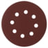 Dynabrade 91247 Sanding Disc 8-Inch Vacuum 40-Grit Aluminum Oxide PSA Sanding Discs