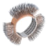 Dynabrade 92247 Power Wire Wheel Brush 4-Inch Diameter x 3/4-Inch Wide Straight Fine Grade DynaZip Wire Wheel Brush