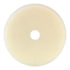 Dynabrade 79704 Buffing Wheel 6-1/2 Inch Dynacut White Foam Flat Face Cutting Pad, Hook and Loop